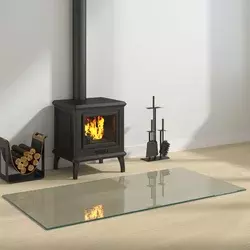 Staklena ploča za kamin *Transparent*an 120 x 60 cm Stakl