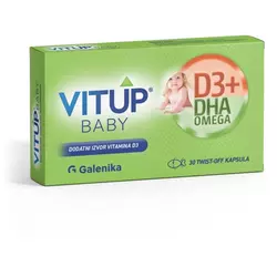 Vitup® baby D3+DHA omega twist-off kapsule