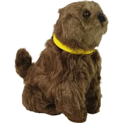 LeanToys Interactive Dog Plišasti pes laja in premika z repom