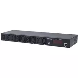 Intellinet 163682 8AC outlet(s) Black power distribution unit (PDU)
