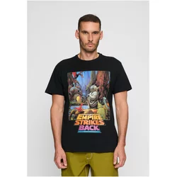 Mister Tee Majica Star Wars Yoda Poster, črna