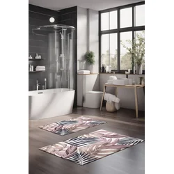 Lessentiel Maison Set prostirki za kupatilo CT-5324, 2 Komada, Smeđa
