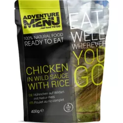 Adventure Menu Chicken in wild sauce with rice 400 g