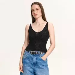 Cropp - LADIES` BLOUSE - CRNO
