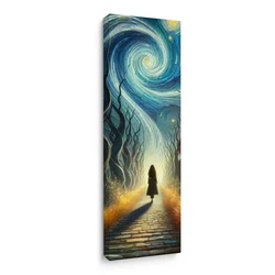 Slika noč polna skrivnosti - 40x120