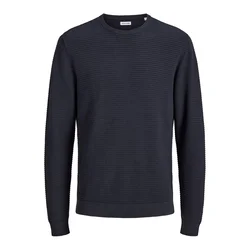 JACK & JONES Pulover JJEBRODY nočno modra