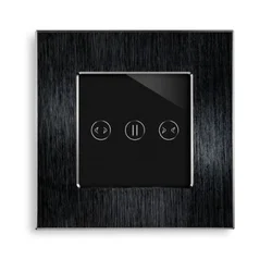 Exeshop wi-fi touch curtain al crni (tuya) ( sc004 )