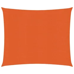 Jedro za zaštitu sunca 160 g/m2 kvadratno narančasto 4x4 m HDPE
