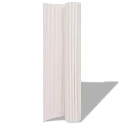 vidaXL Dvostranska vrtna ograja 150x300 cm rjava