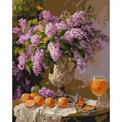 Rayher.	 Slikanje po številkah, Lilac aroma, 40x50 cm