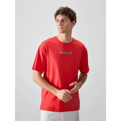 Tommy Life Majica rdeča