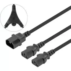Manhattan Power Cable Y-Splitter 2 x C13 to C14, 1.8 m ( 0001433881 )
