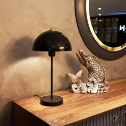 Opviq Stona lampa, Crna