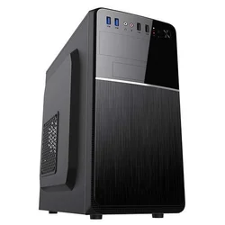 VeinX ohišje Chant CH25M Micro Tower, brez napajalnika, 1x USB-C, 2x USB3.0, 1x USB2.0, črno