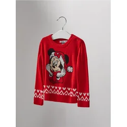 Sinsay - Džemper Minnie Mouse - crvena