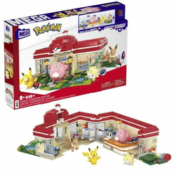 Građevinski set Pokémon Mega Construx - Forest Pokémon Center 648 Dijelovi