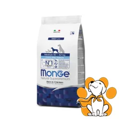 Monge Medium 10 - 32kg Puppy & Junior 800g, Suva hrana za Štence srednjih Rasa