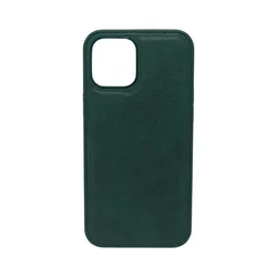 Maska za telefon LEATHER CASE za Iphone 12 Pro Max, Zelena