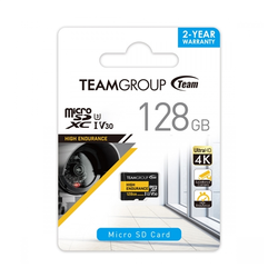 TeamGroup MICRO SDXC 128GB High Endurance UHS-I U3 V30100/50MB/s THUSDX128GIV3002 ZA VIDEO NADZOR!