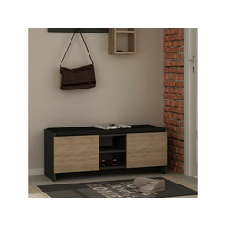 Hanah Home Ormar za cipele Zulla - Antracit, Sonomo