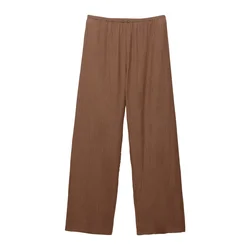 Pull&Bear Hlače rjava