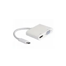 Adapter konverter Tip C - HDMI+VGA Linkom