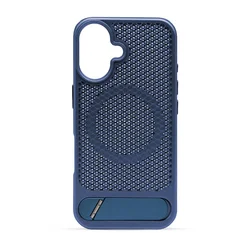 Maska za telefon HOLEY MAGSAFE za Iphone 16, Plava