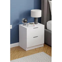 HANAH HOME Noćni stočić Lento White