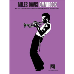 MILES DAVIS:OMNIBOOK FOR BASS CLEF INSTRUMENTS