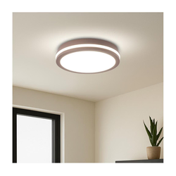 Brilagi - LED spoljno svetlo sa senzorom BENE LED/24W/230V prečnik 26 cm braon IP54