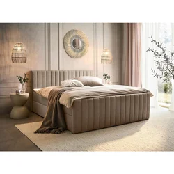 Box Krevet Sontje 140/200 cm , sivobraon