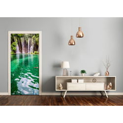 tulup.si Samolepilni tapete na vratih Plitvička jezera 95x205 cm