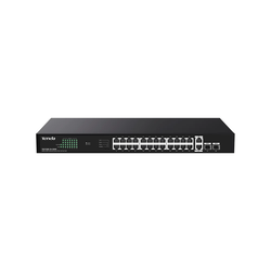 Svič 10/100/1000 26-port + 2SFP Tenda TEG1128P-24-250W/24-Port PoE