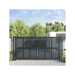 Vrtna vrata antracit boje 300x150 cm čelik