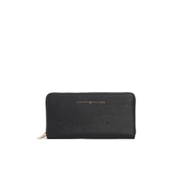 Denarnica Tommy Hilfiger Th Modern Large Zip Around AW0AW18933 Črna