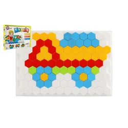 Teddies Mozaik klobuk 2,5 cm gladka plastika