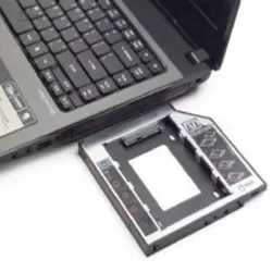MF 95 02 Gembird Fioka za montazu 2.5 SSD SATA HDDdo12.7mm u 5.25 leziste u Laptop umesto optike