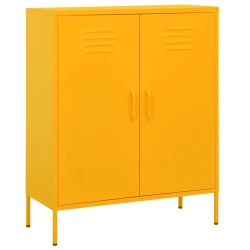 Ormarić za pohranu boja senfa 80 x 35 x 101,5 cm čelični