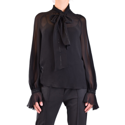 Črna šifonska bluza Maxmara