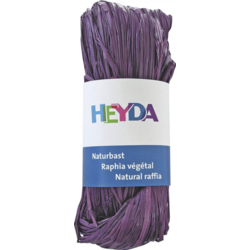 RAFIJA PRIRODNA 50G HEYDA 20-48877 85 LJUBIČASTA
