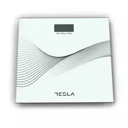 TESLA Telesna vaga BS103W bela