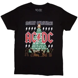 AC/DC Majica Merry Christmas Unisex Black XL