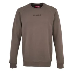 Moški pulover CCM Core Fleece Crew Major Brown S
