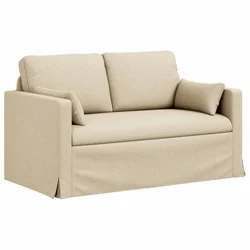 Vidaxl Kavč krema 139 x 78 x 80 cm blago