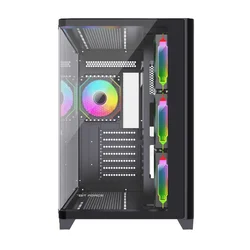 Kućište BIT FORCE CUBE ARGB-TGC-PWM4, ATX Mid-Tower, bez napajanja, crno