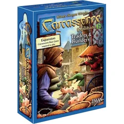 Z-Man Games družabna igra Carcassonne Traders & Builders, razširitev angleška verzija