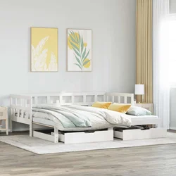 Dnevni krevet na razvlačenje s ladicama bez madraca 80x200 cm