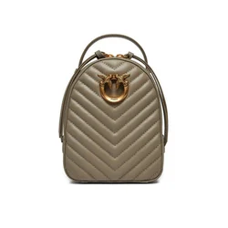 PINKO Nahrbtnik Love Click Mini Backpack . AI 24-25 PLTT 103614 A1J2 Bež