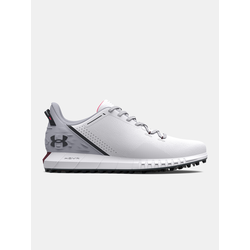 Under Armour Mens UA HOVR Drive Spikeless Wide Golf Shoes White/Mod Gray/Black 44
