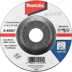Brusna ploča za Metal 125mmx6x22 MAKITA